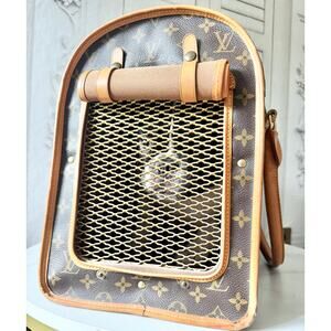 Louis Vuitton Monogram Sac Chien 50 Pet Carrier